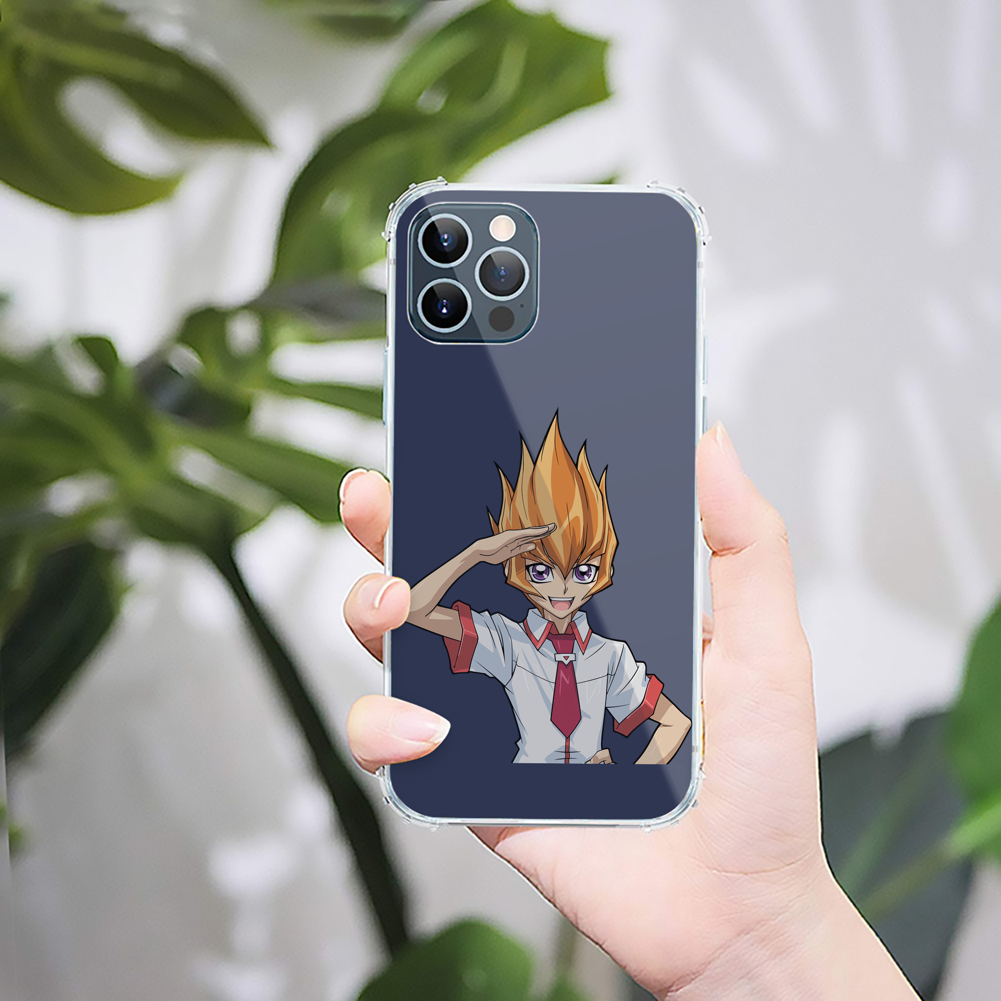 （画像用） 遊☆戯☆王 Yu-Gi-Oh! 【iPhone 12シリーズ対応】透明スマホケース（クリアソフトケース）